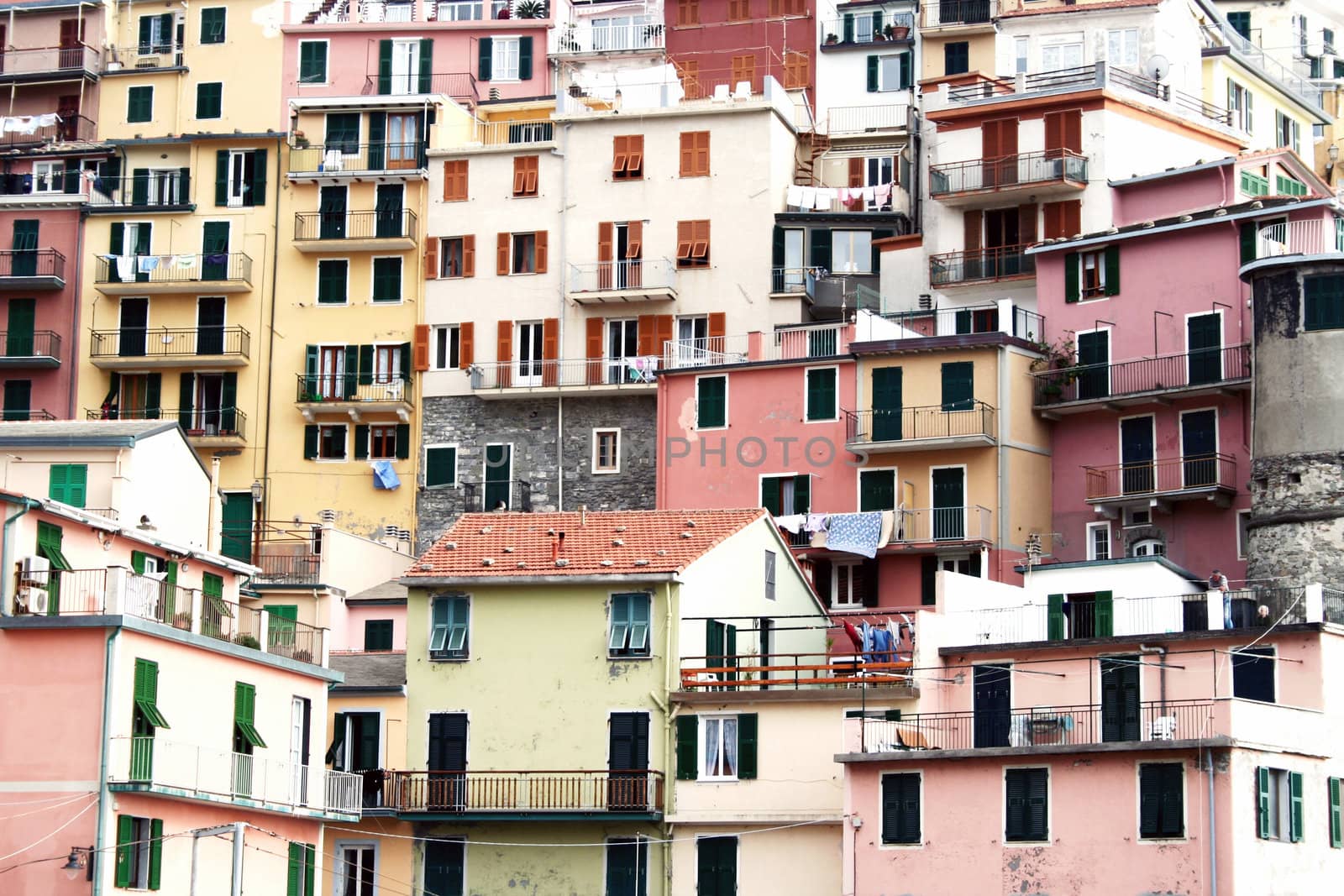 Village of Manarola, Cinqueterre, Italy.