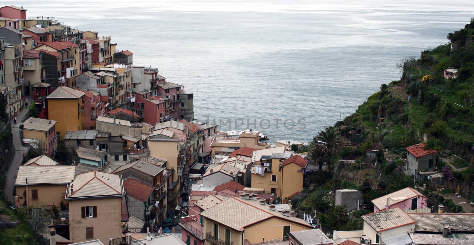 Village of Manarola, Cinqueterre, Italy by adrianocastelli