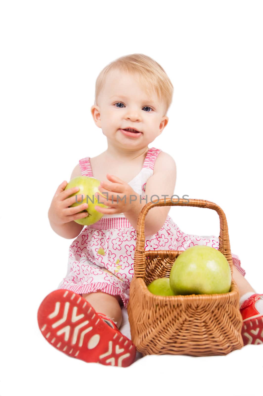 Girl and apples by Angel_a