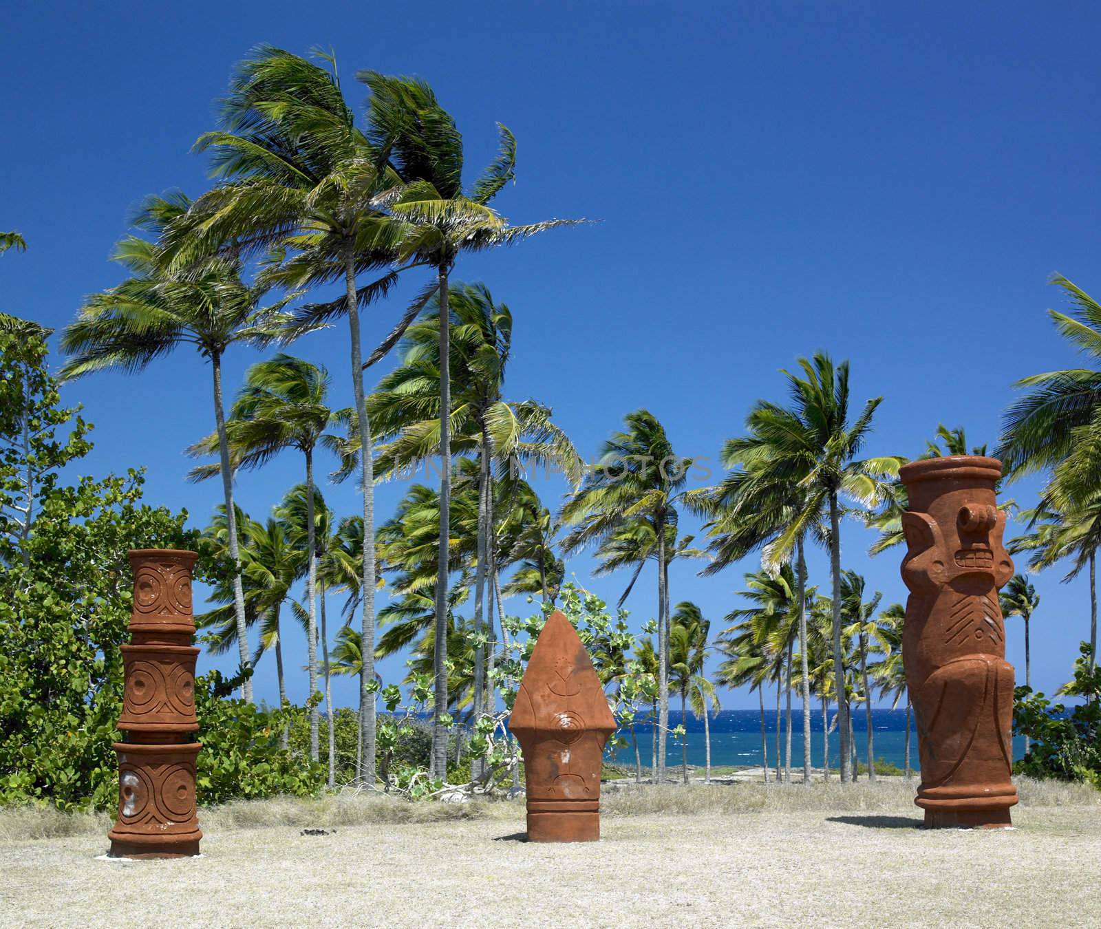 memorial of Christopher Columbus''s landing, Bahia de Bariay, Holguin Province, Cuba