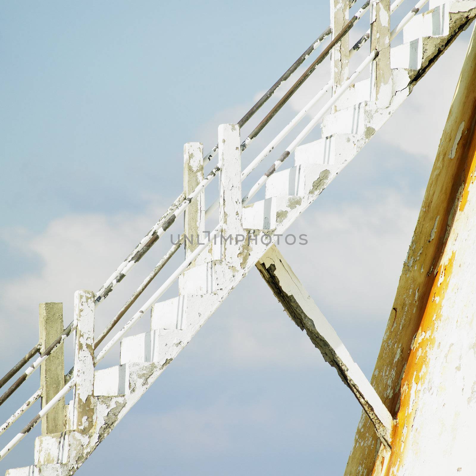 lighthouse''s staircase, Cayo Pared�n Grande, Camaguey Province, Cuba