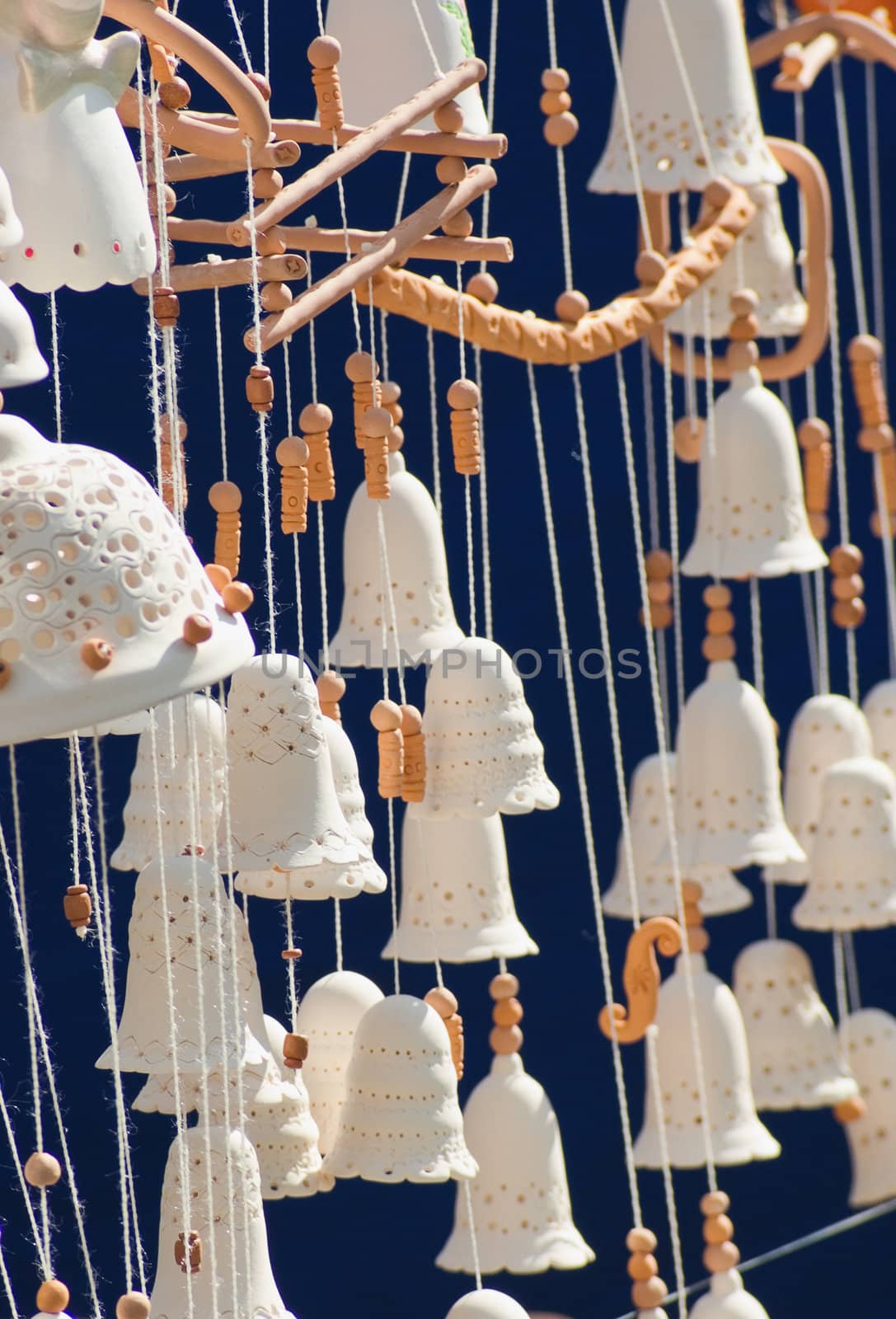 Clay products in the form of bells