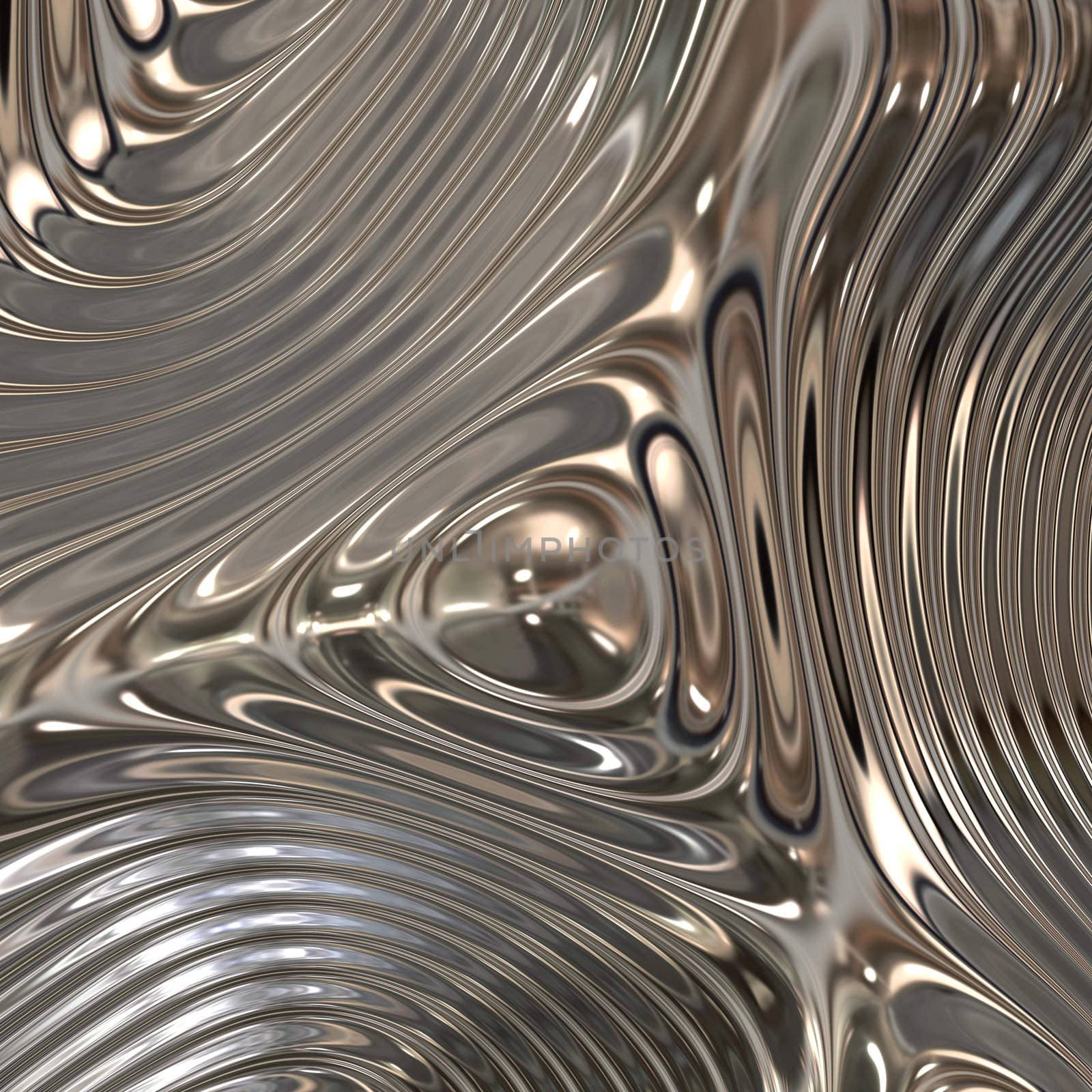 chrome metal surface