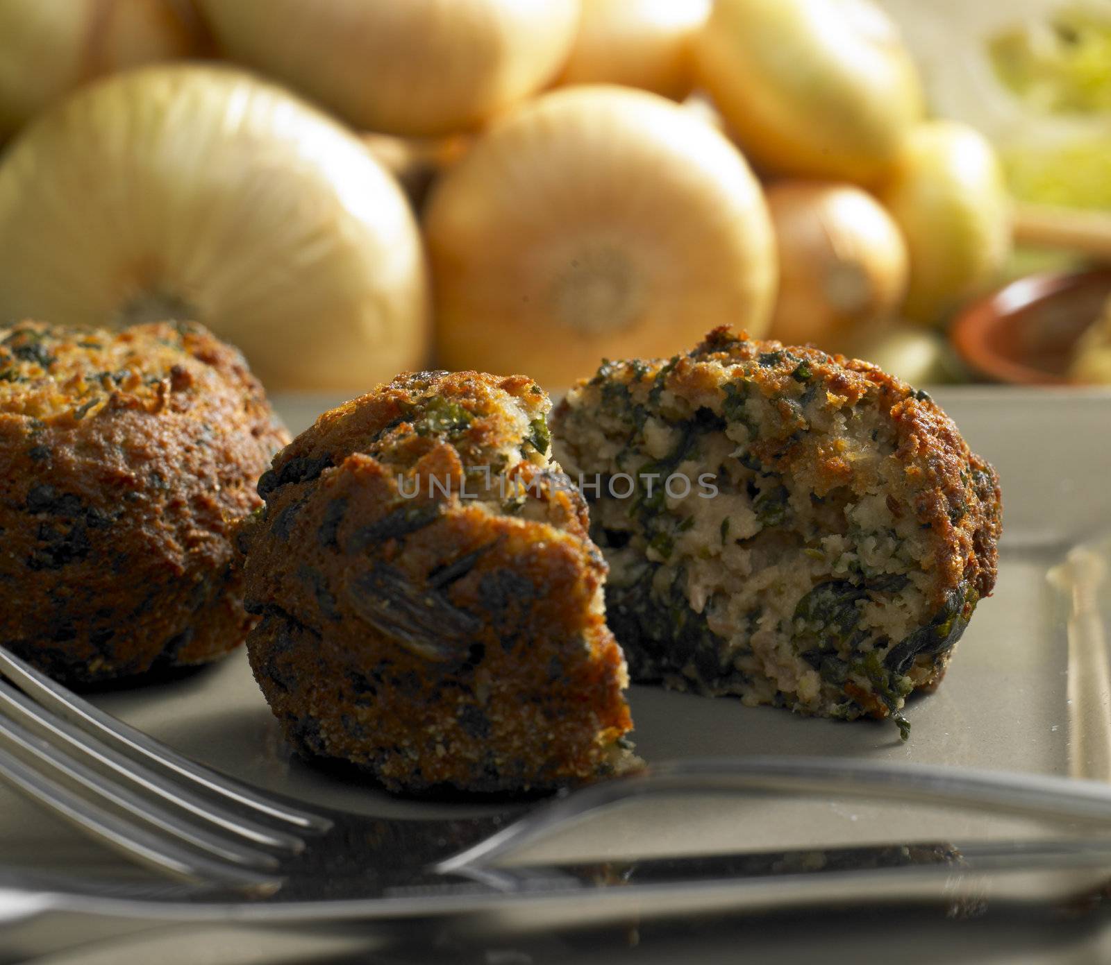 rissoles with mangold