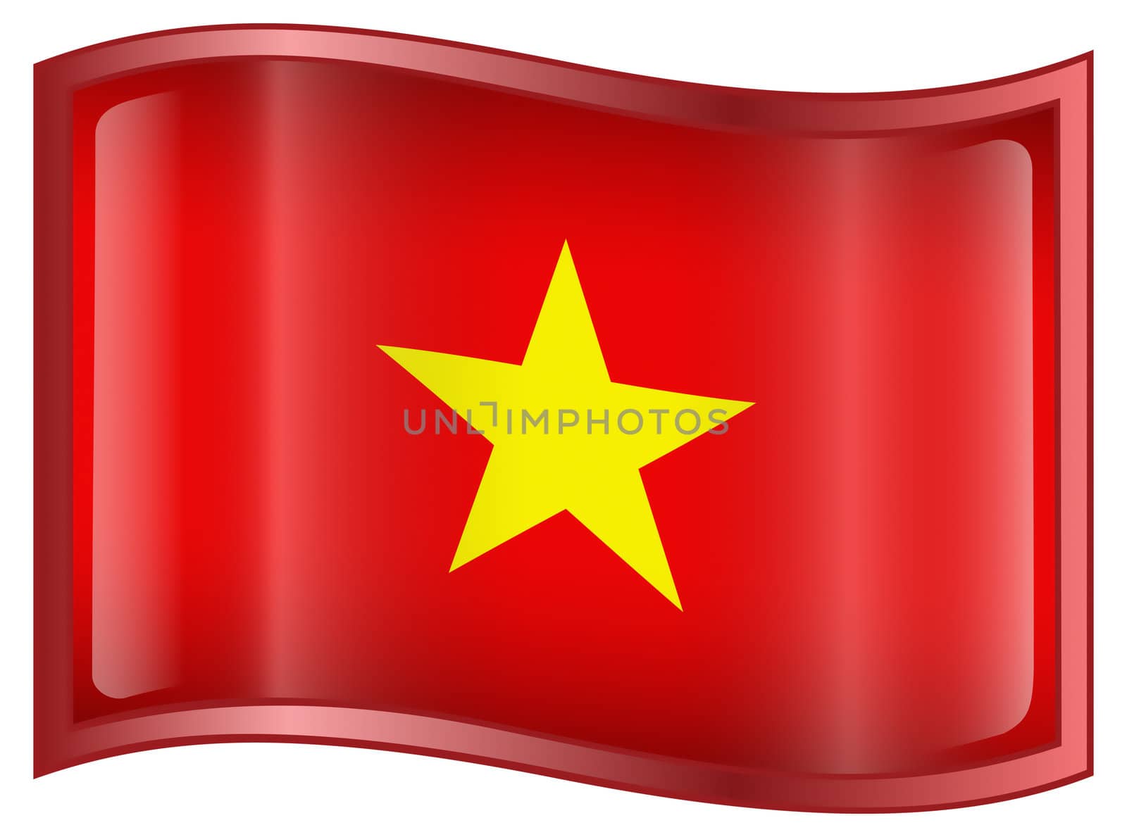 Vietnam Flag icon. by zeffss