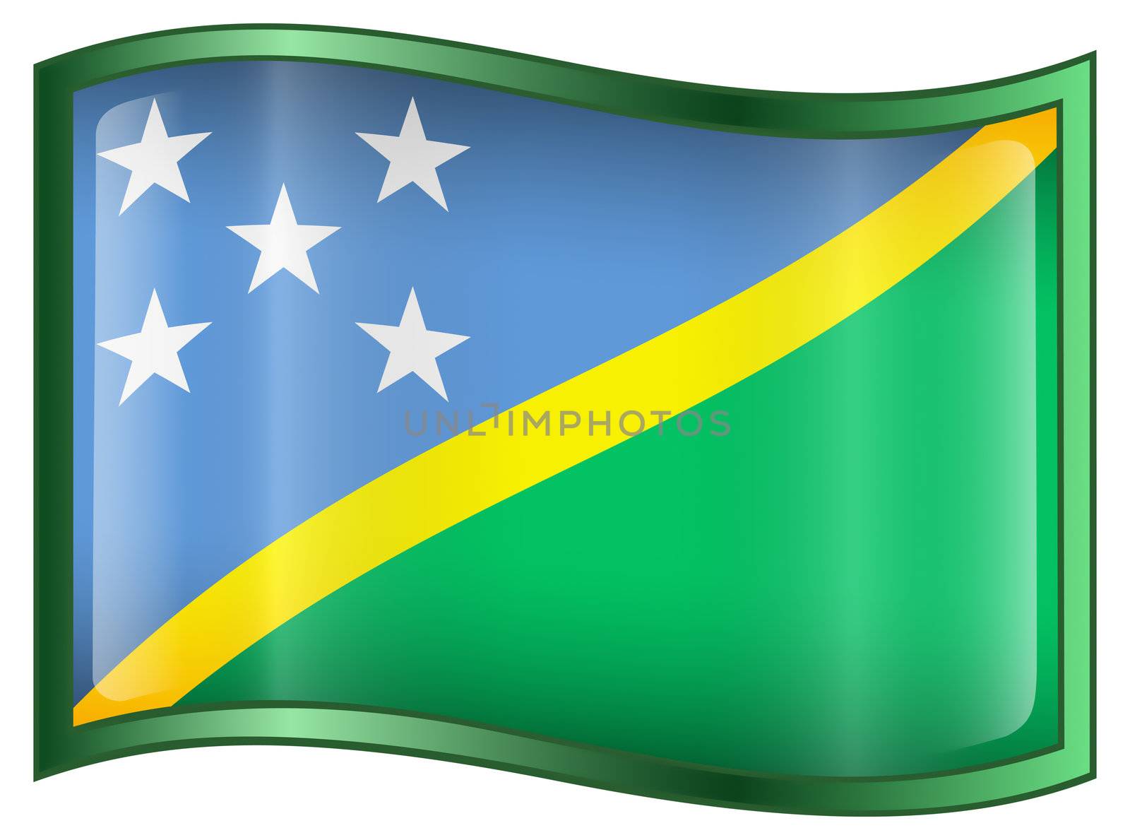 Solomon Islands Flag icon. by zeffss
