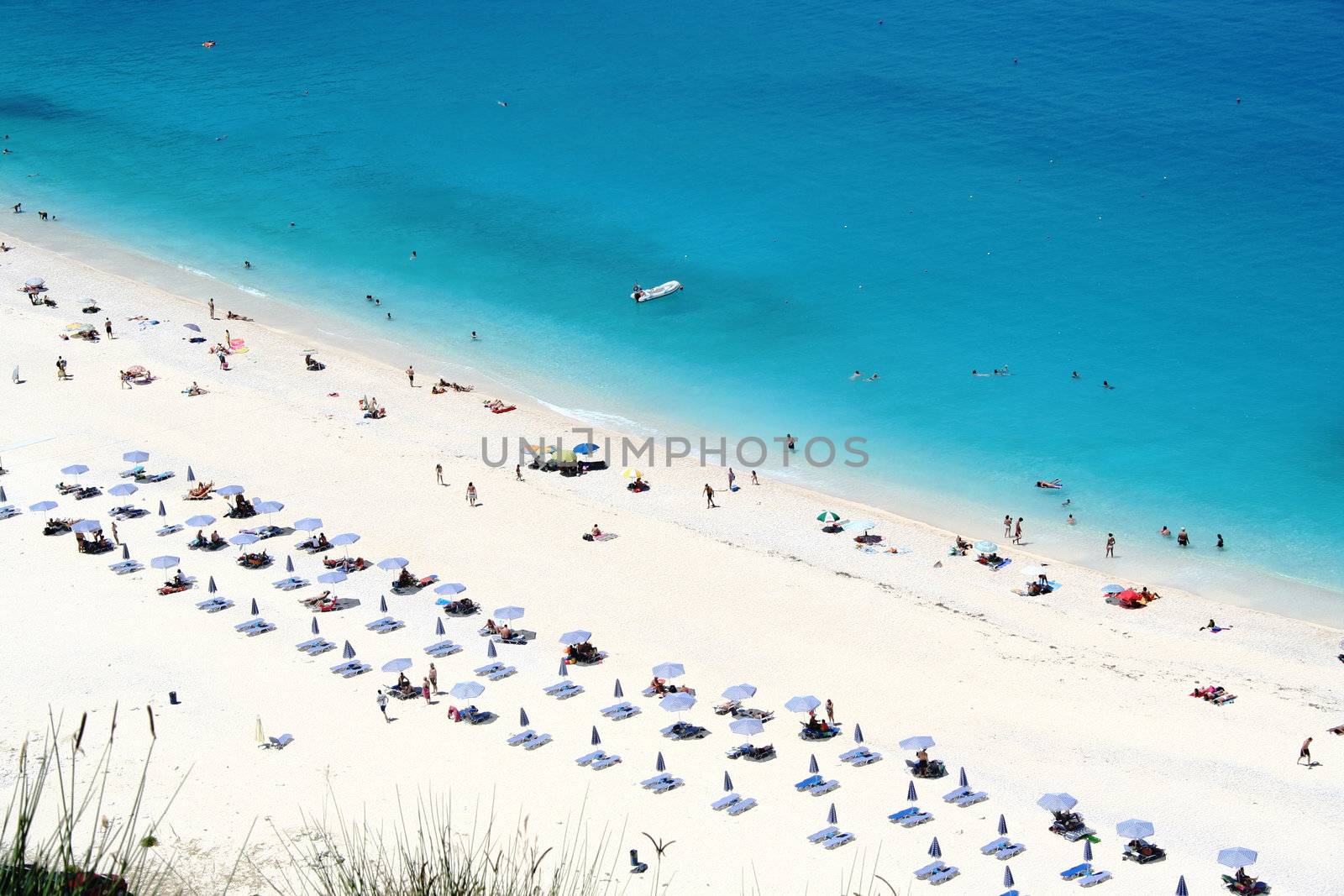 Myrtos beach, Kefalonia isle.