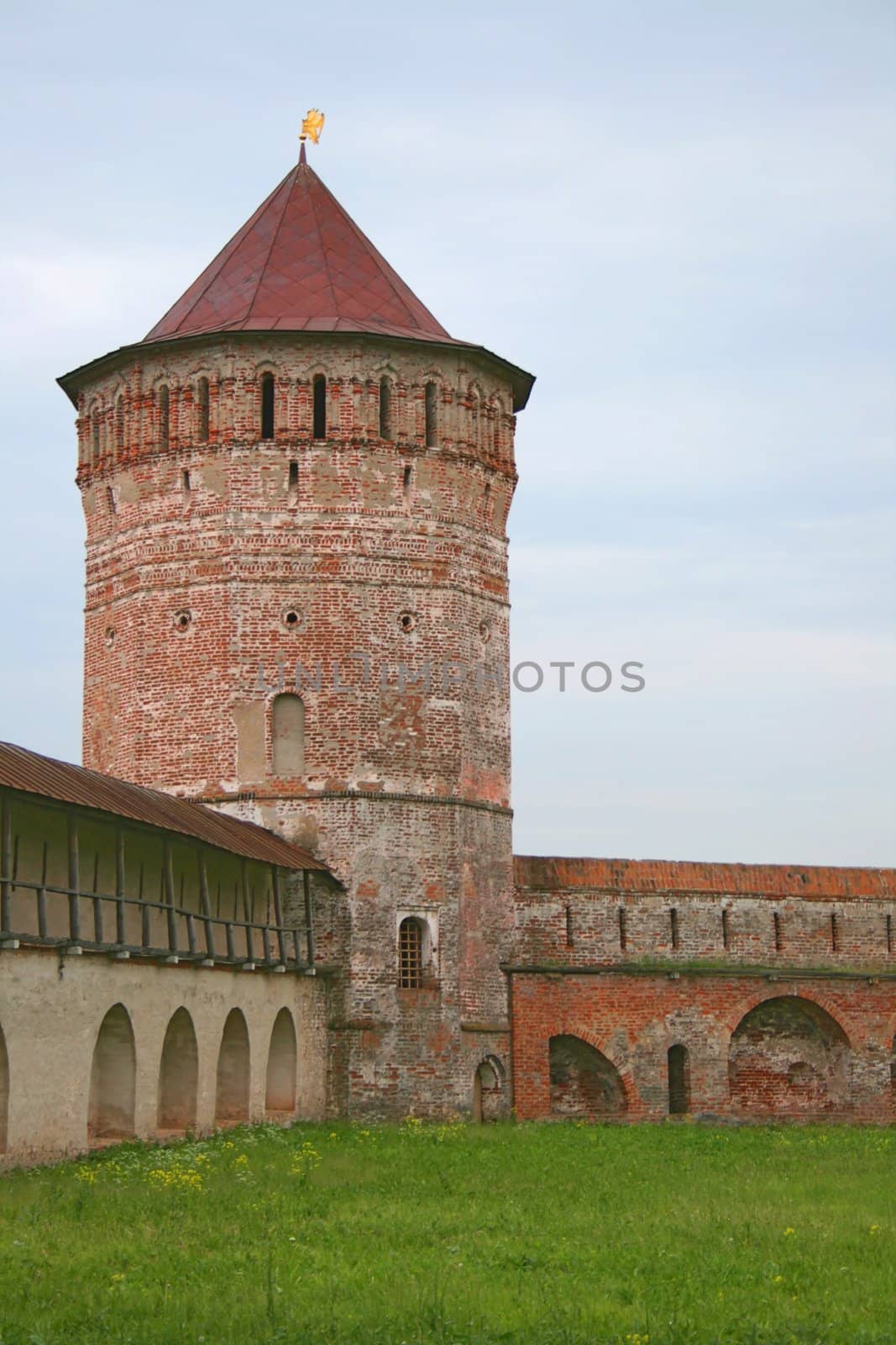 The tower of a monastery in Suzdal, Russia