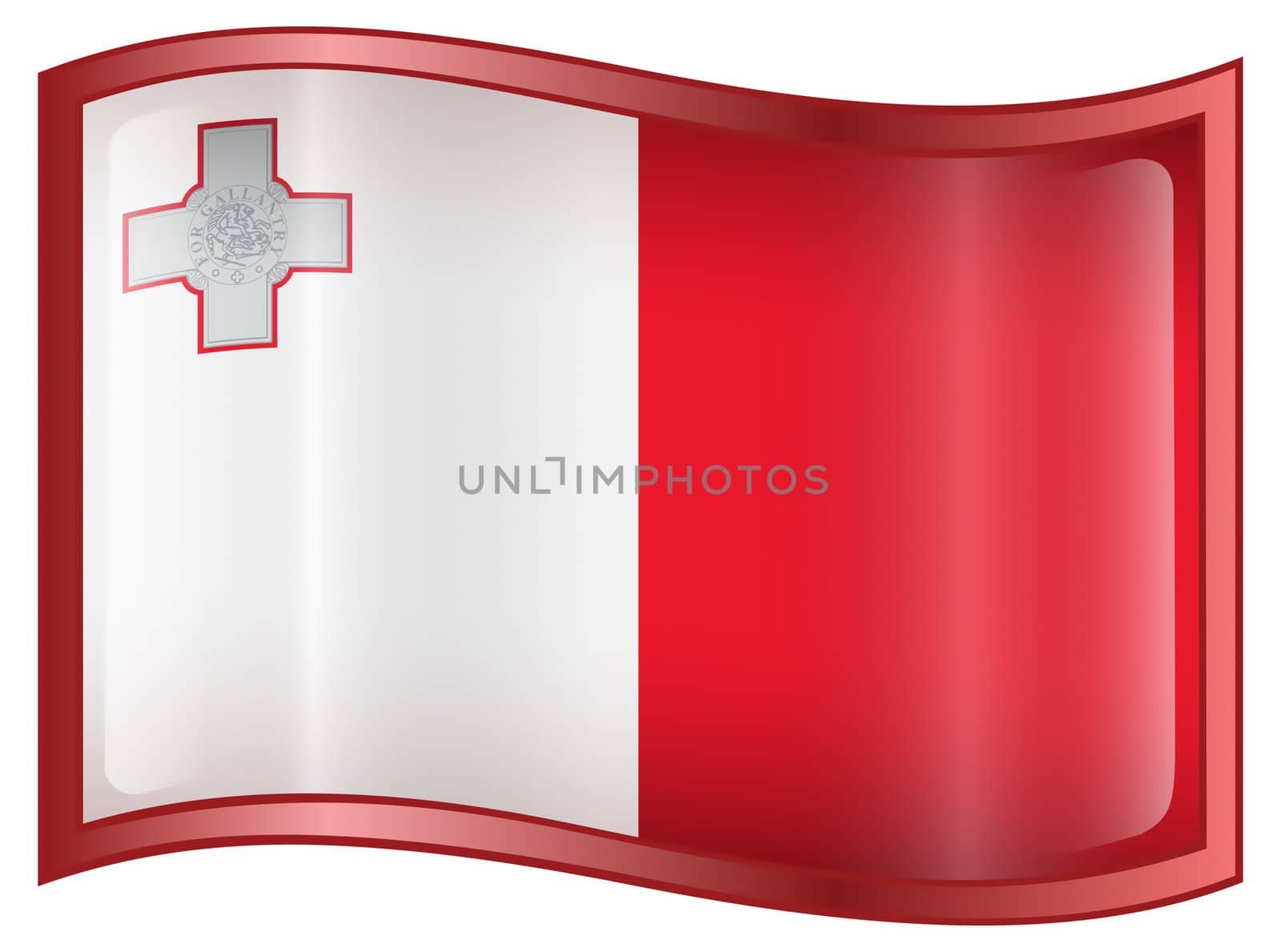 Maltese Flag icon. by zeffss