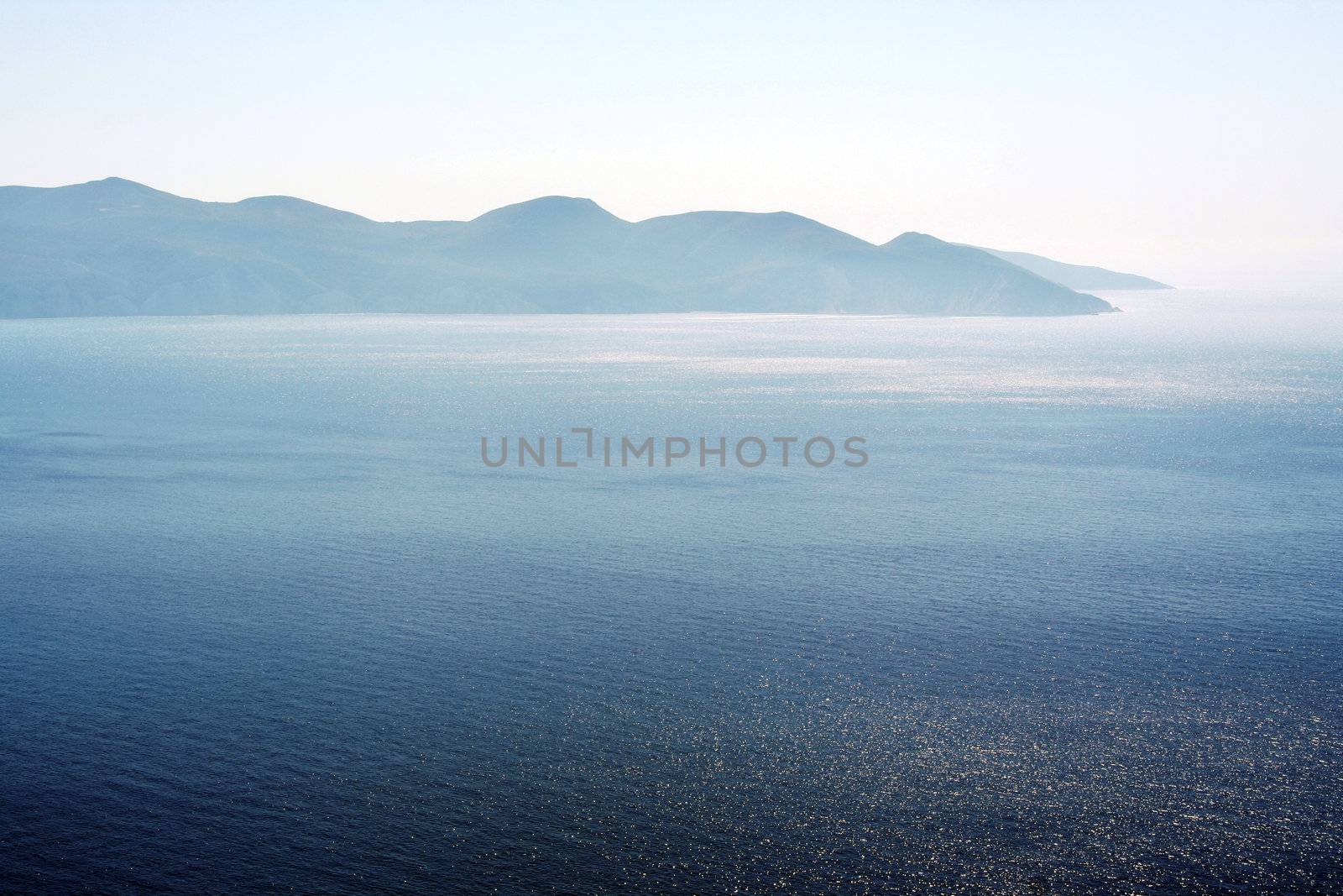 Cinque Terre, landscape of the coast line, Italy.