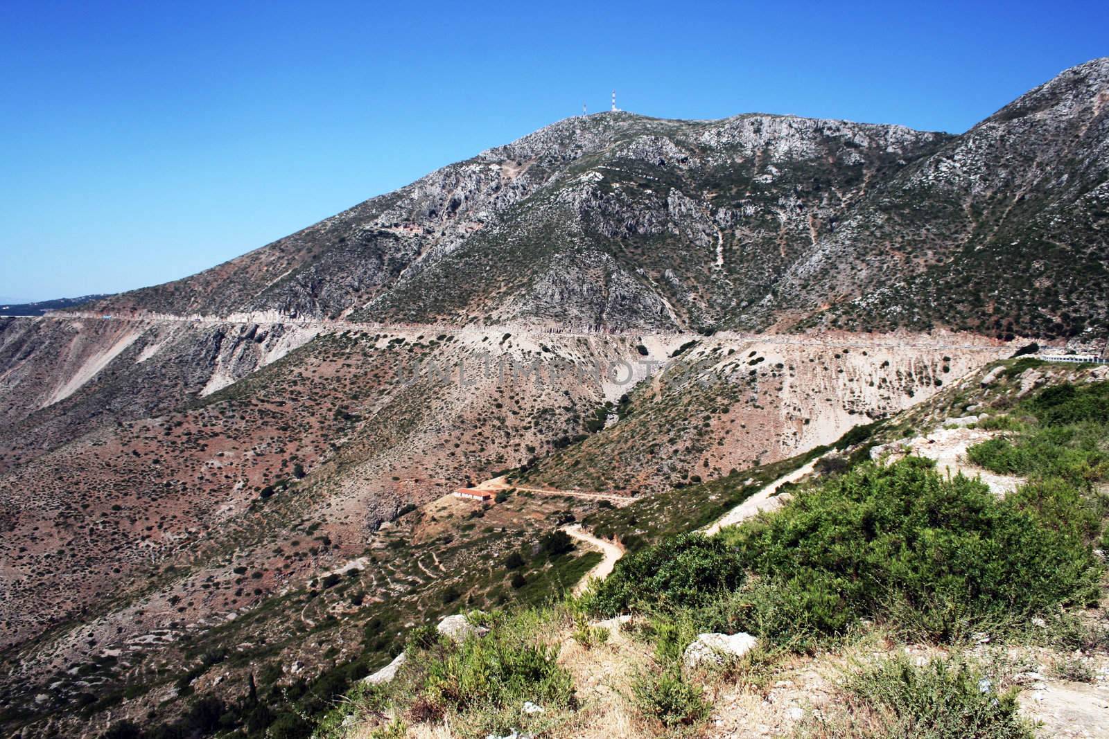 Mountain landscape on summer