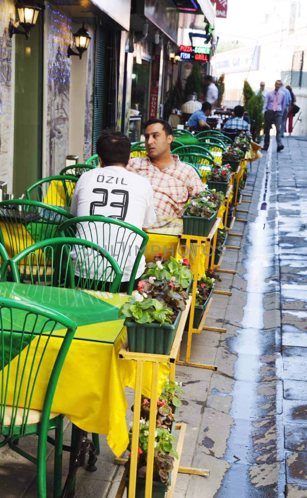 June 2011, Istanbul, Turkey, Pavement Cafe