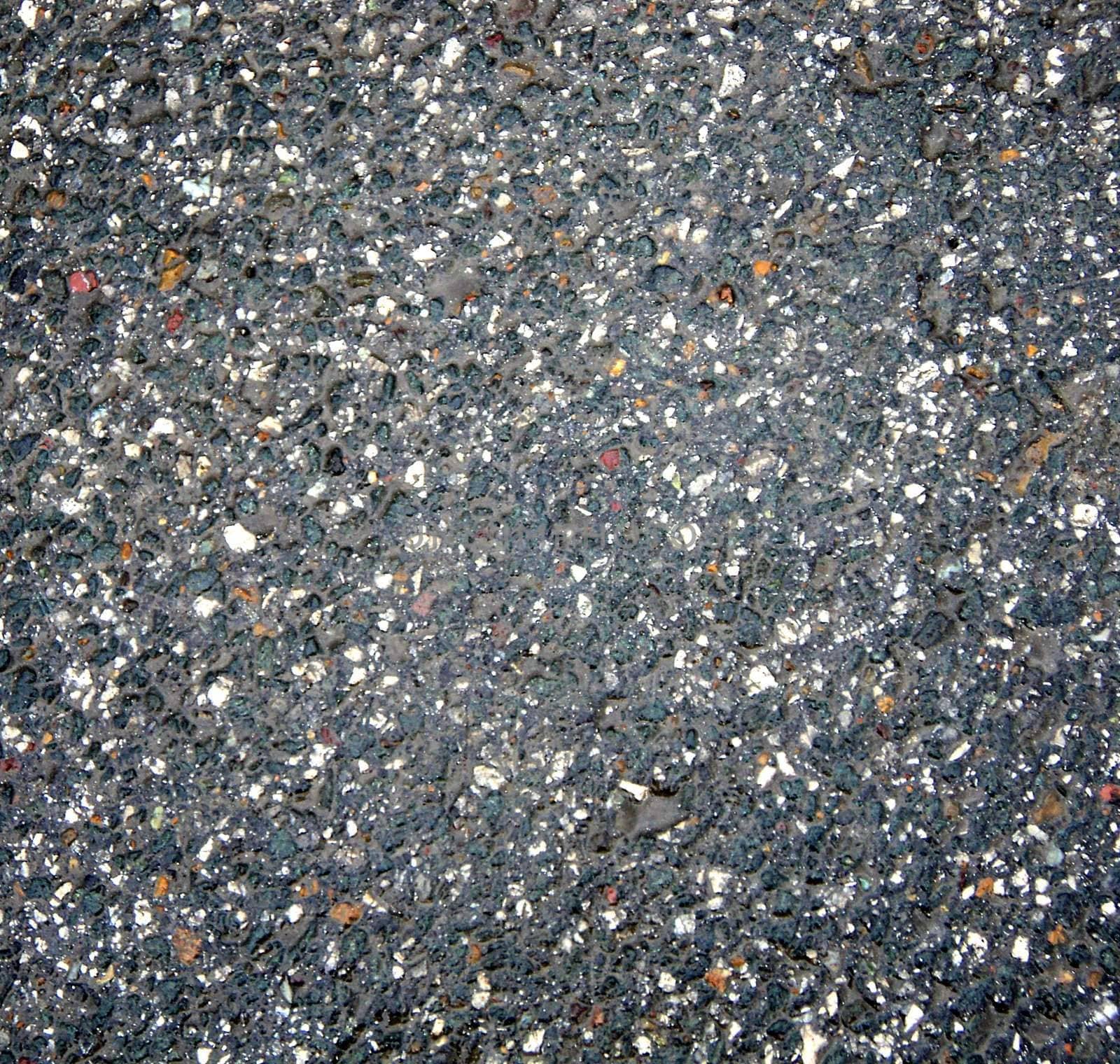 Grey wet asphalt after rain