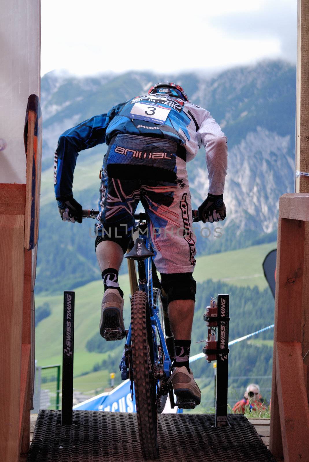 Mountainbike Downhill by fahrner