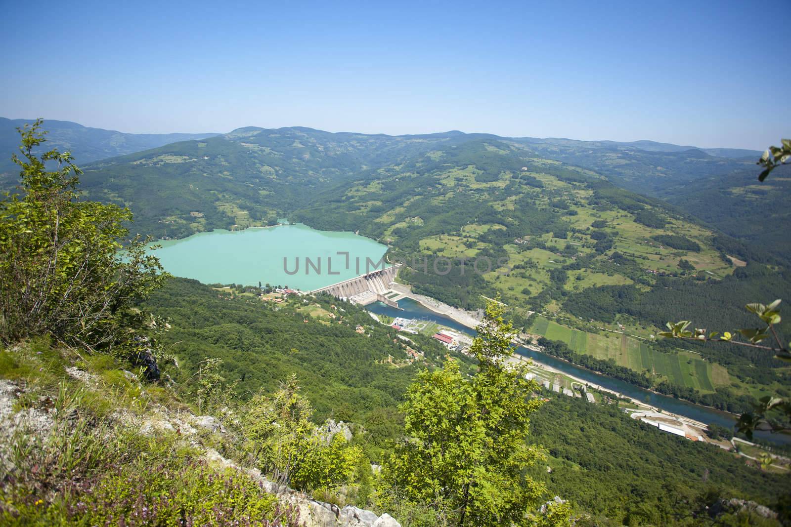 Hydroelectric Power Perucac Drina Dam Serbia
