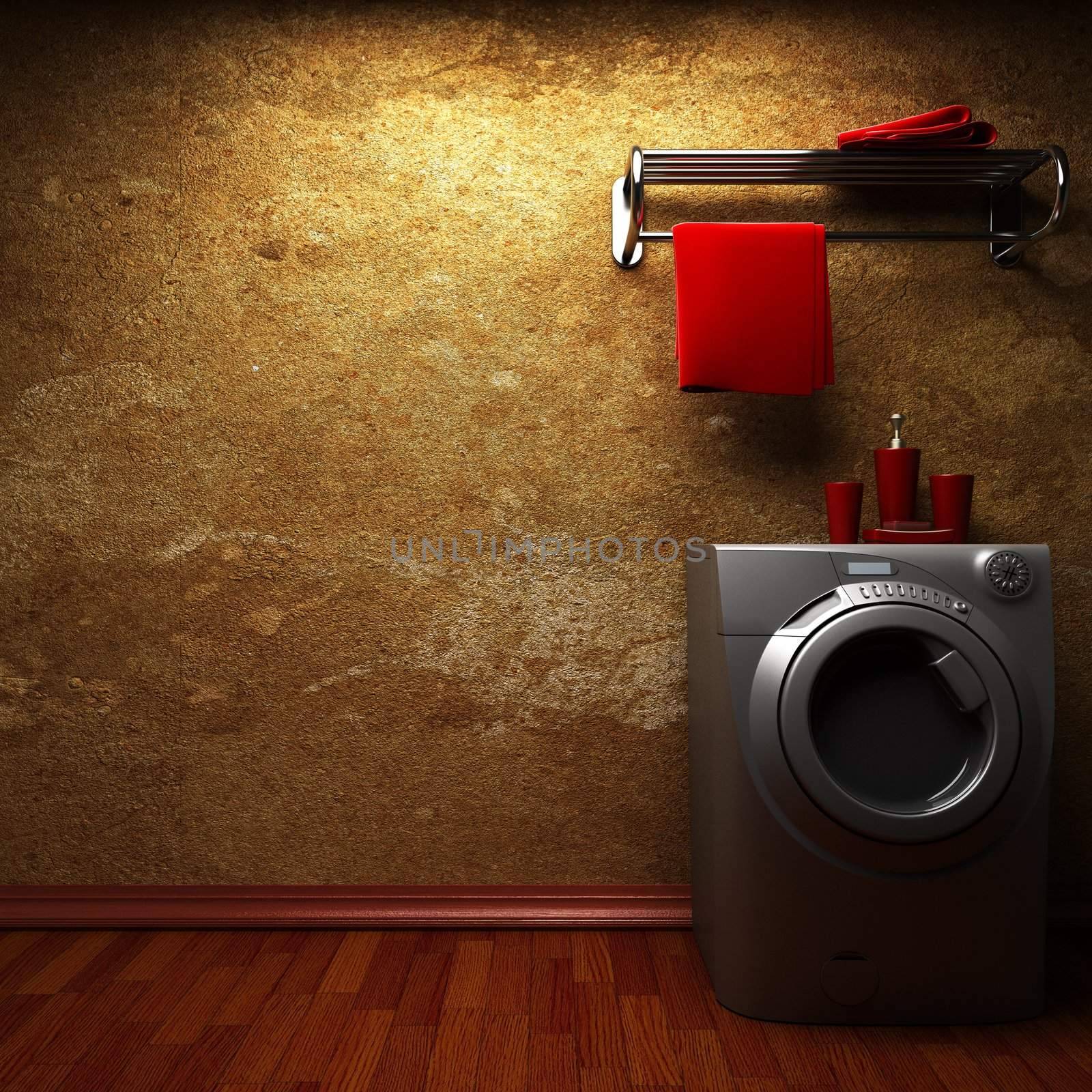 washing machine by icetray