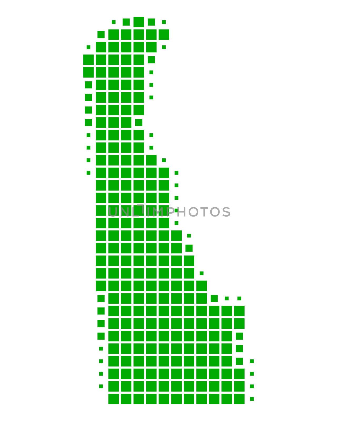 Map of Delaware