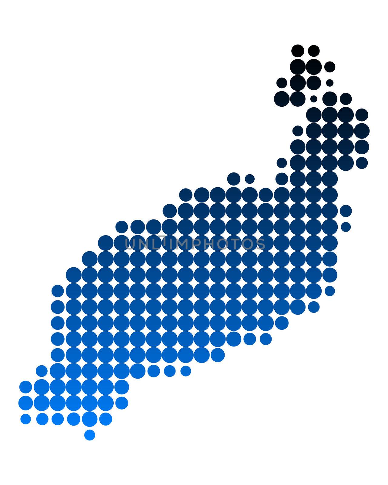 Map of Lanzarote by rbiedermann