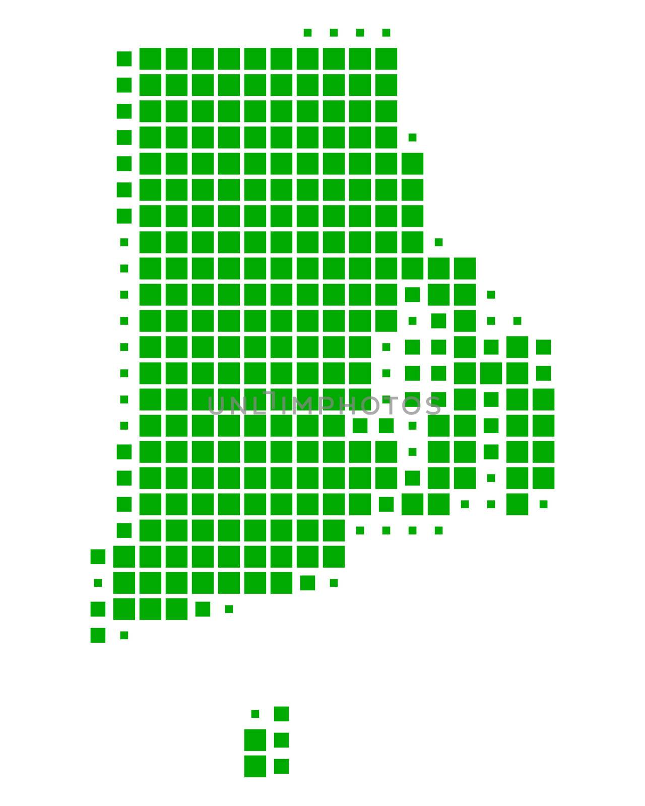 Map of Rhode Island by rbiedermann