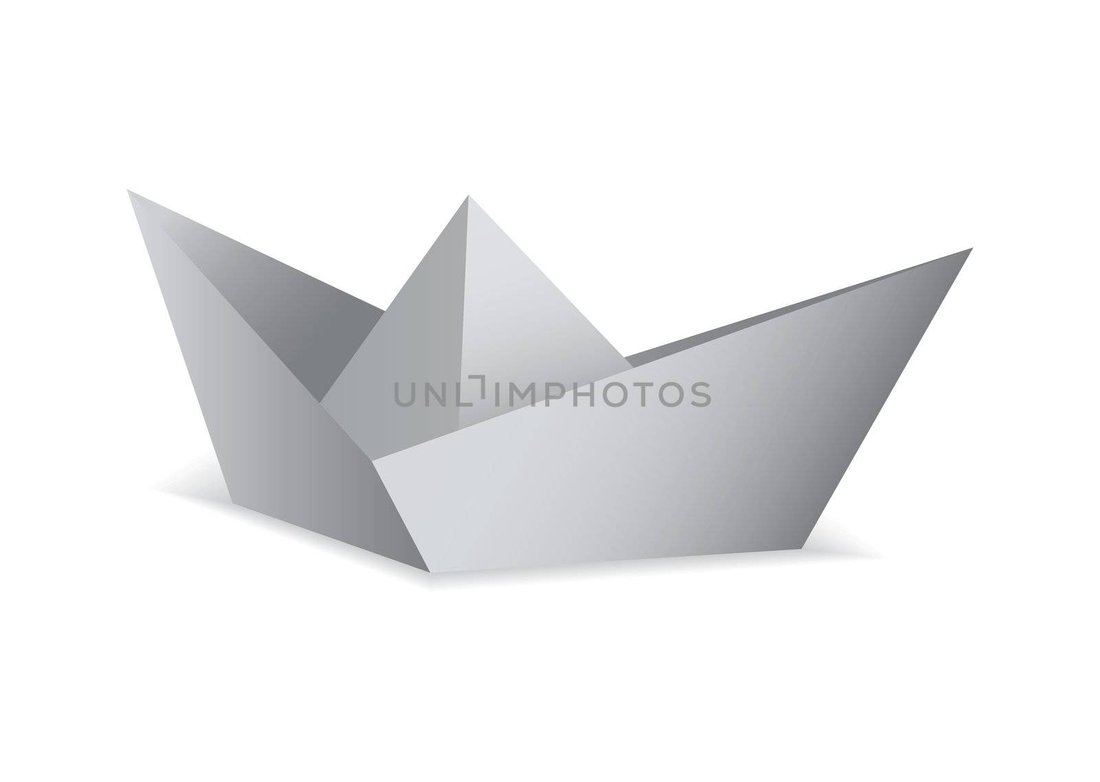 origami paper boat by nicemonkey