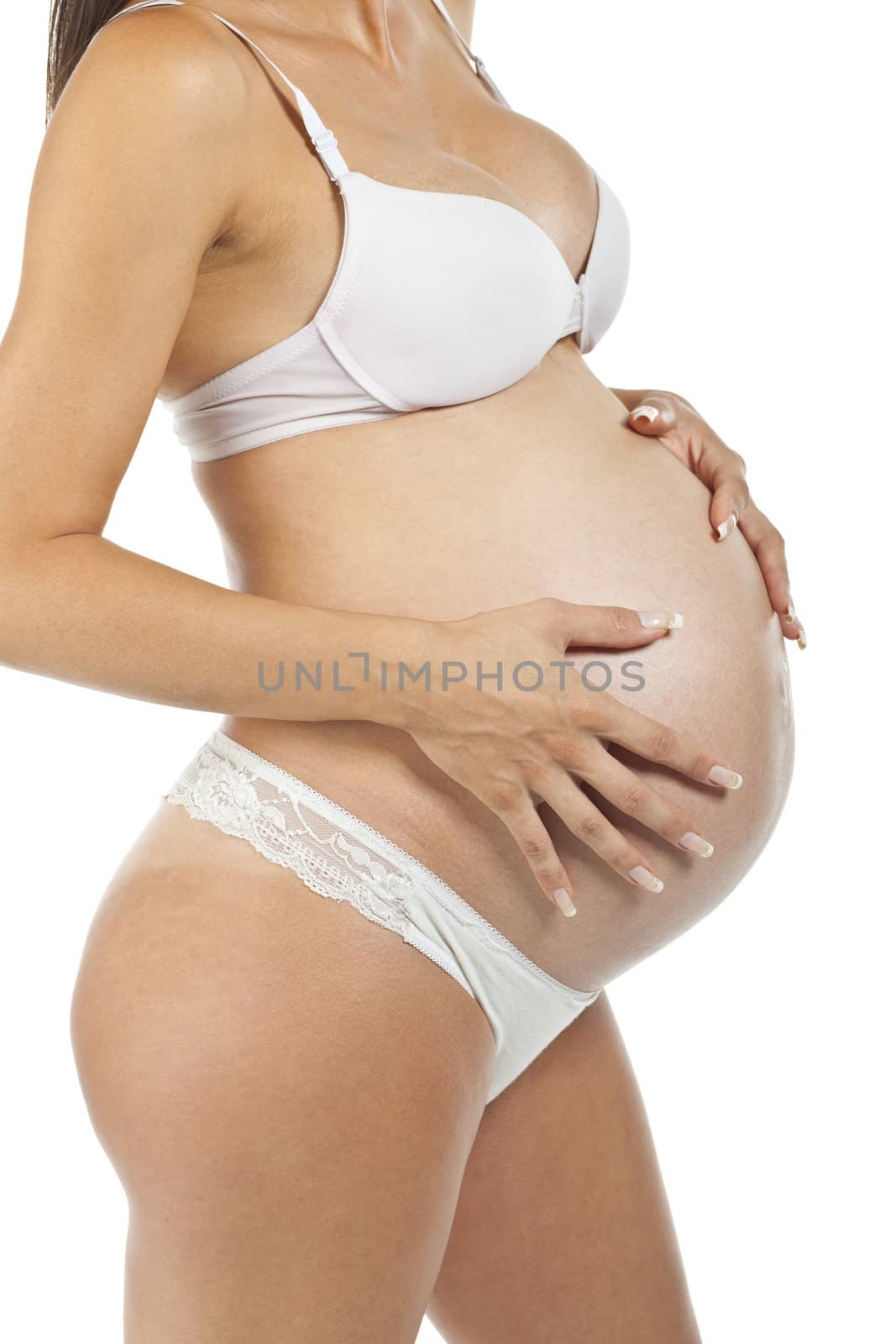 Future mother - Pregnant woman holding tummy