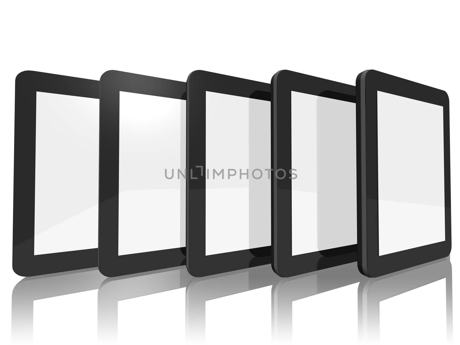 Group of Two Tablet Computers