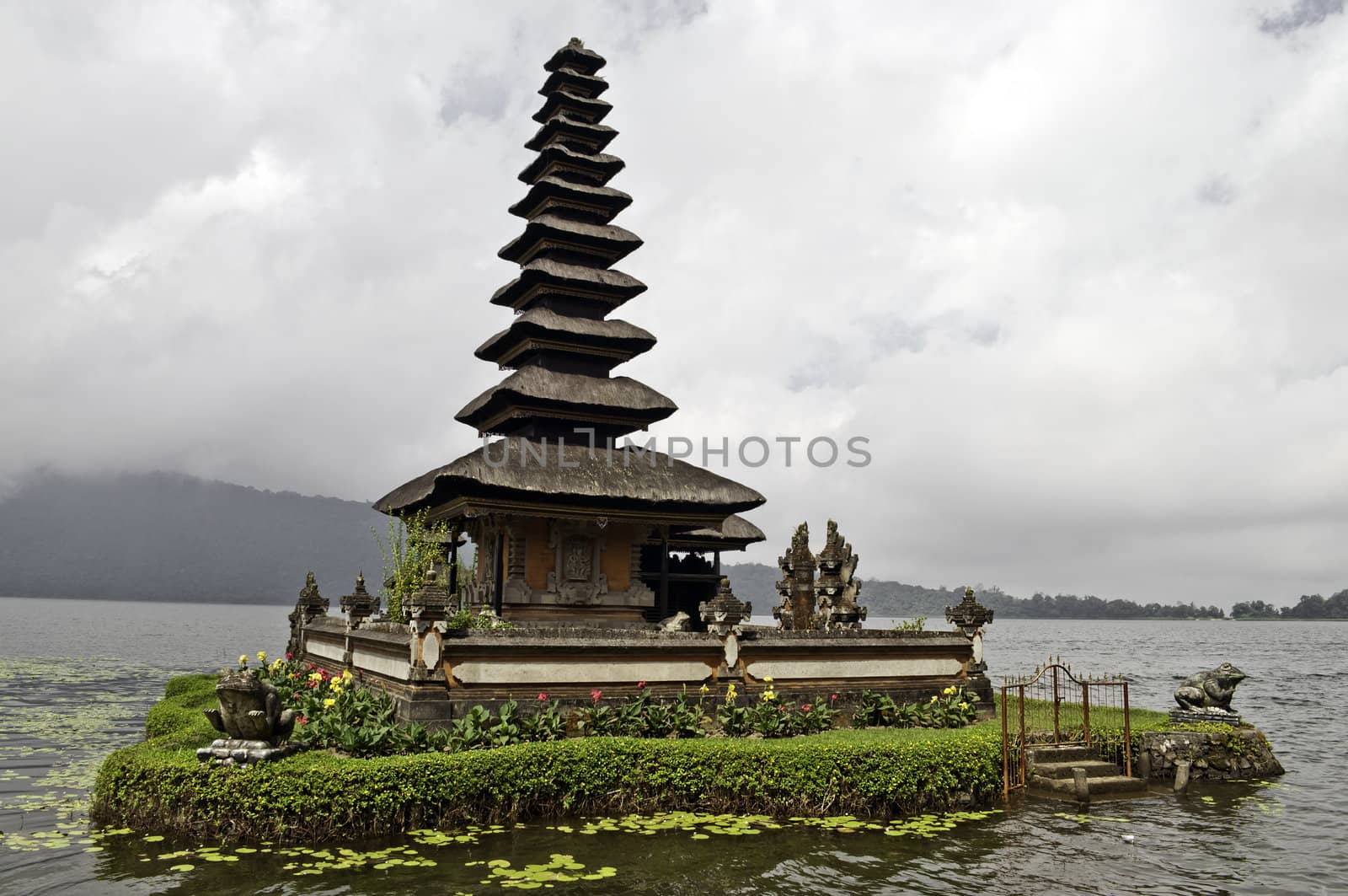 Ulun danu sacred temple in Bali Indonesia