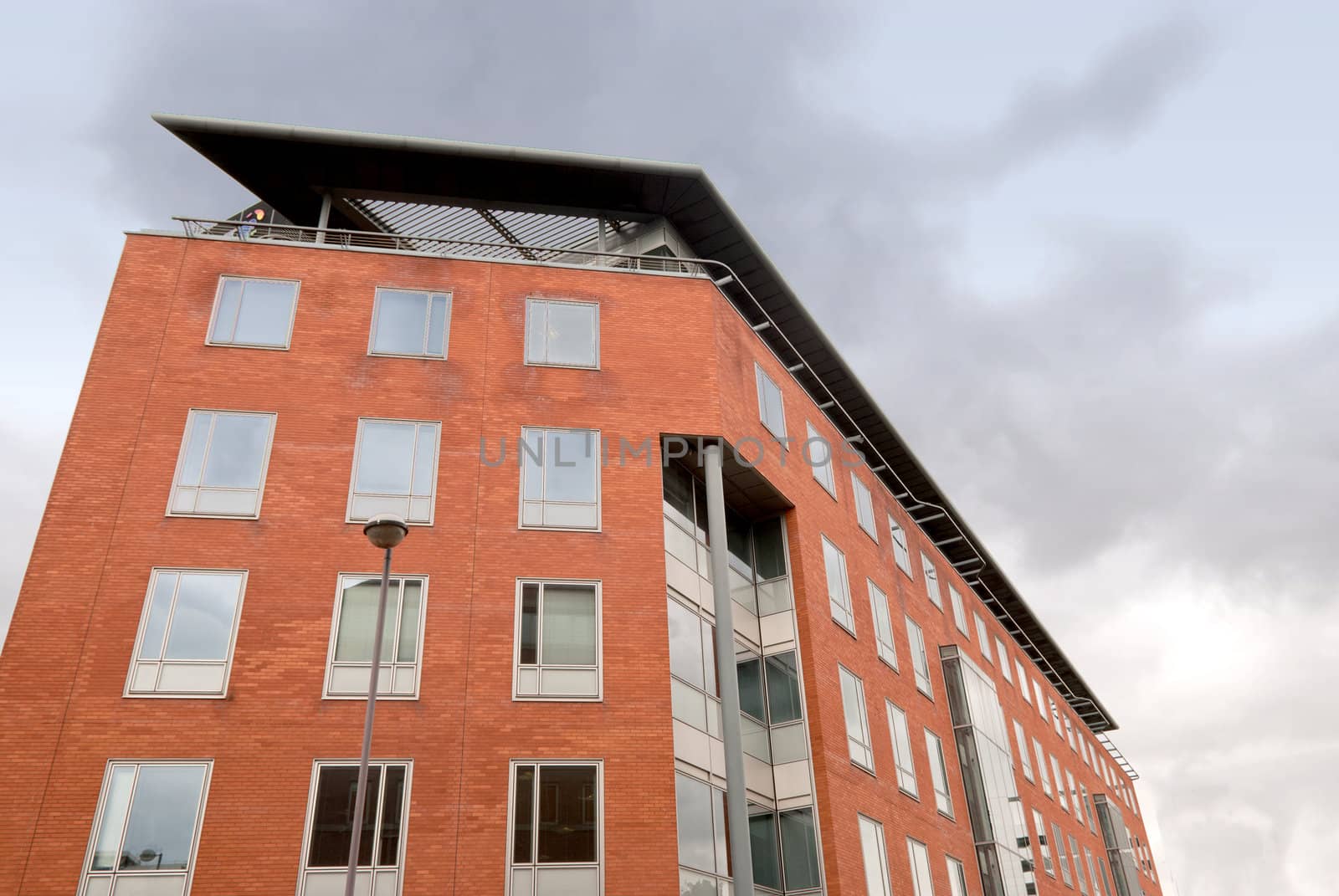 A Modern Red Brick Office Block in a Yorkshire City