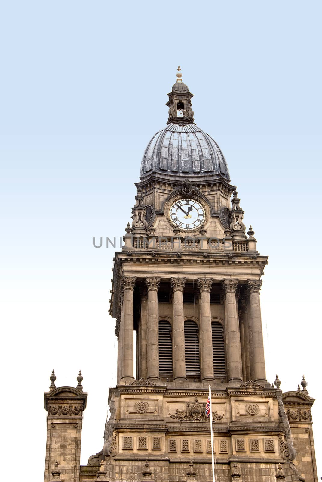 Clock Tower of Leeds Town Hall by d40xboy