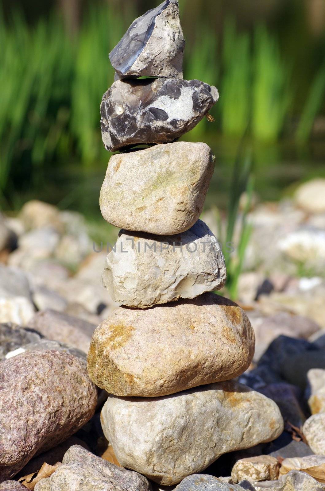 zen stone tower