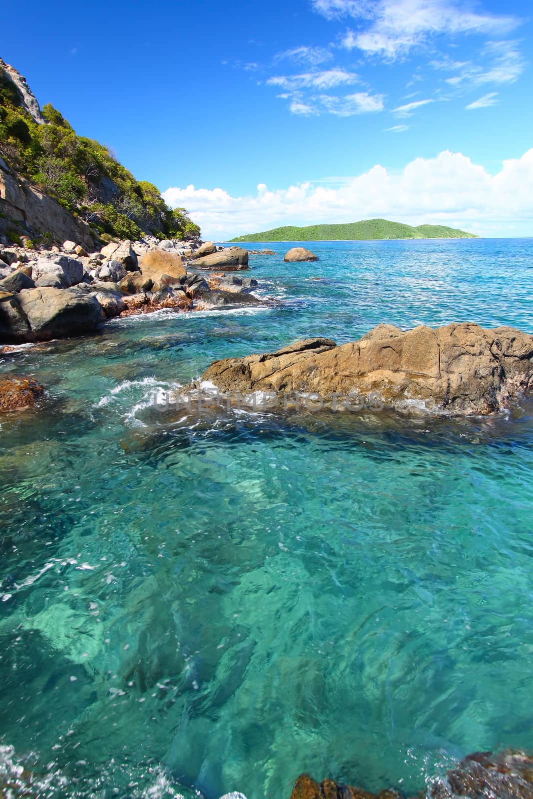 Amazing British Virgin Islands on a beautiful sunny day.