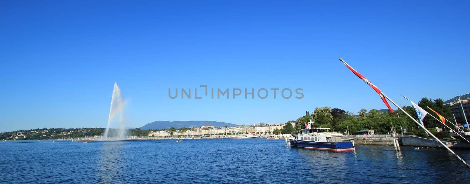 Panorama of Geneva, Switzerland by Elenaphotos21