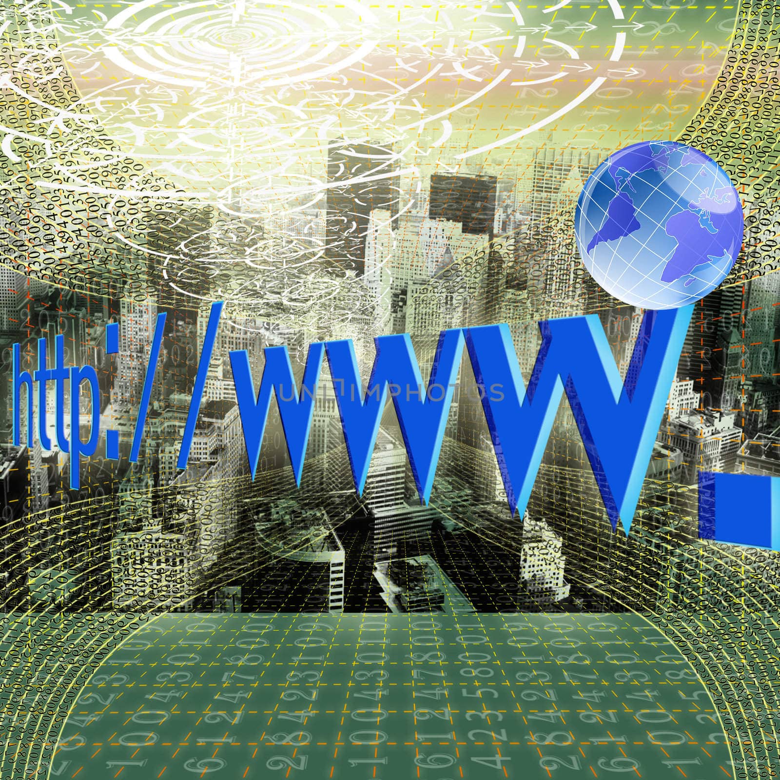 The technology Internet by sergey150770SV