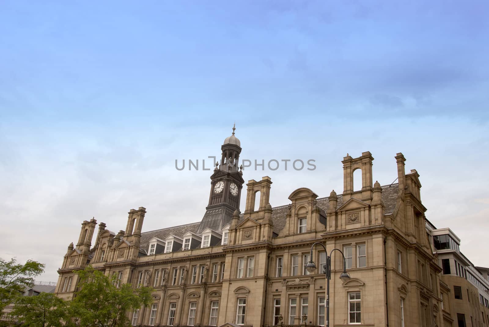 The Ornate Victorian Post Office and Clocktower of Leeds Yorkshire