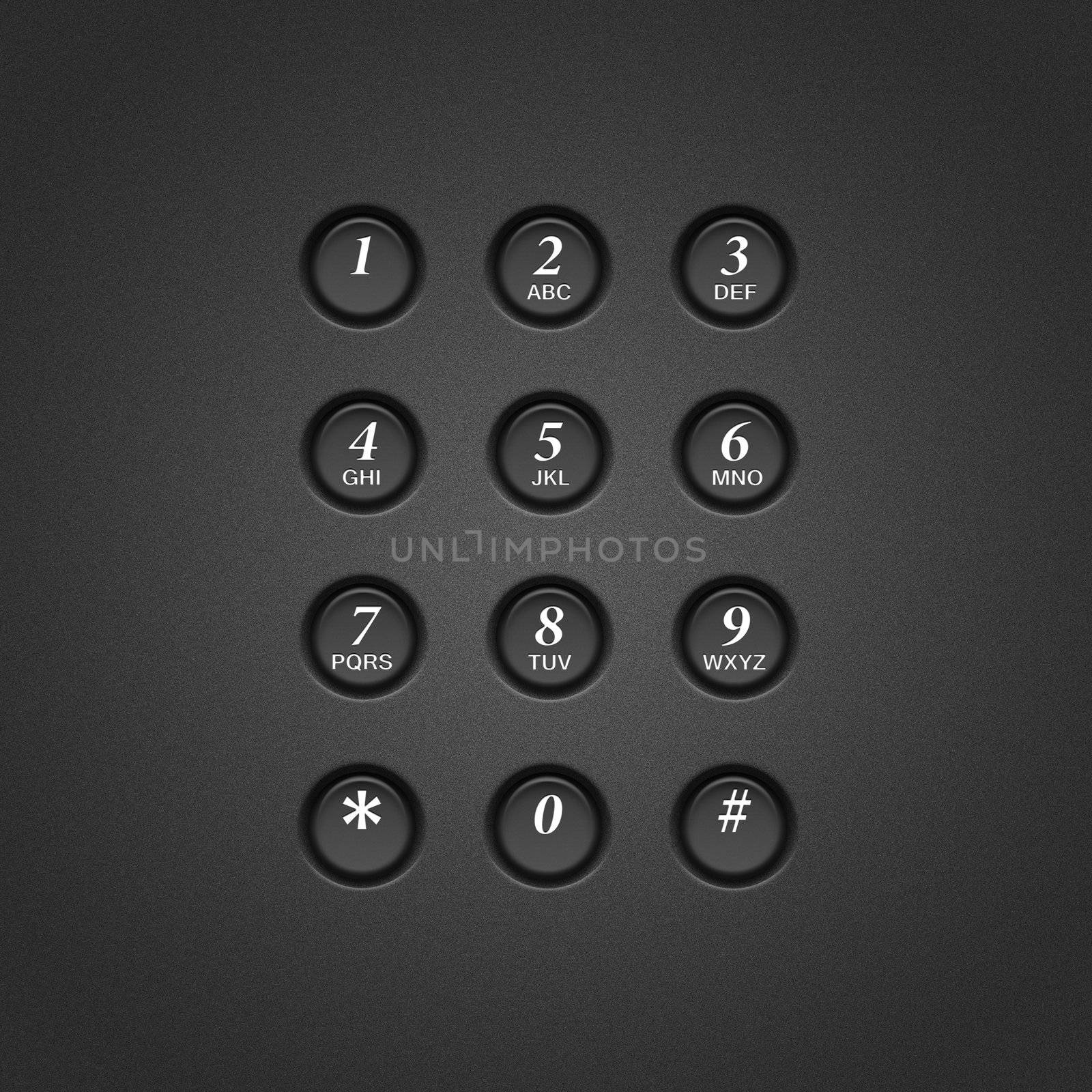 Telephone Keypad by rook