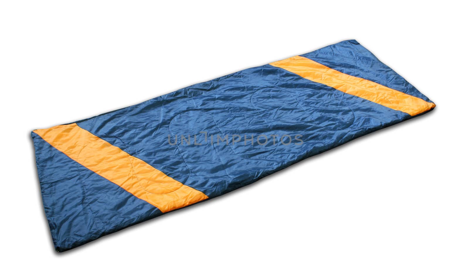 Sleeping bag isolated on a white background