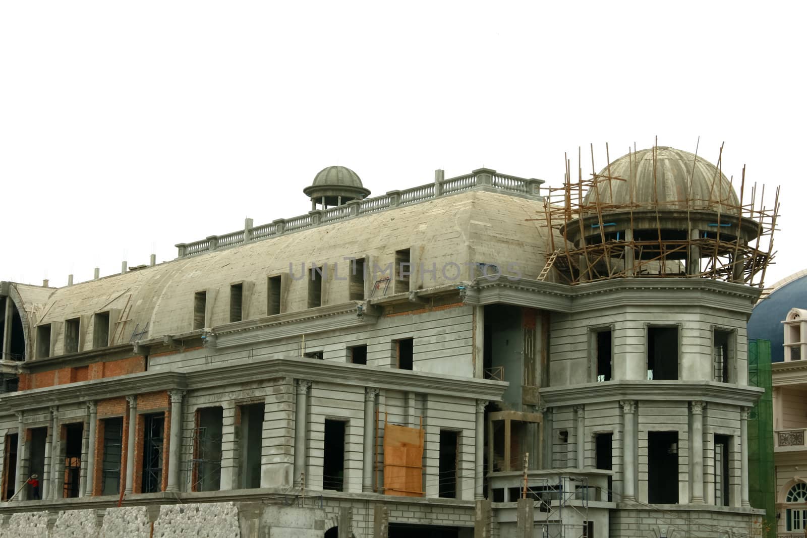 Construction of a building mansion