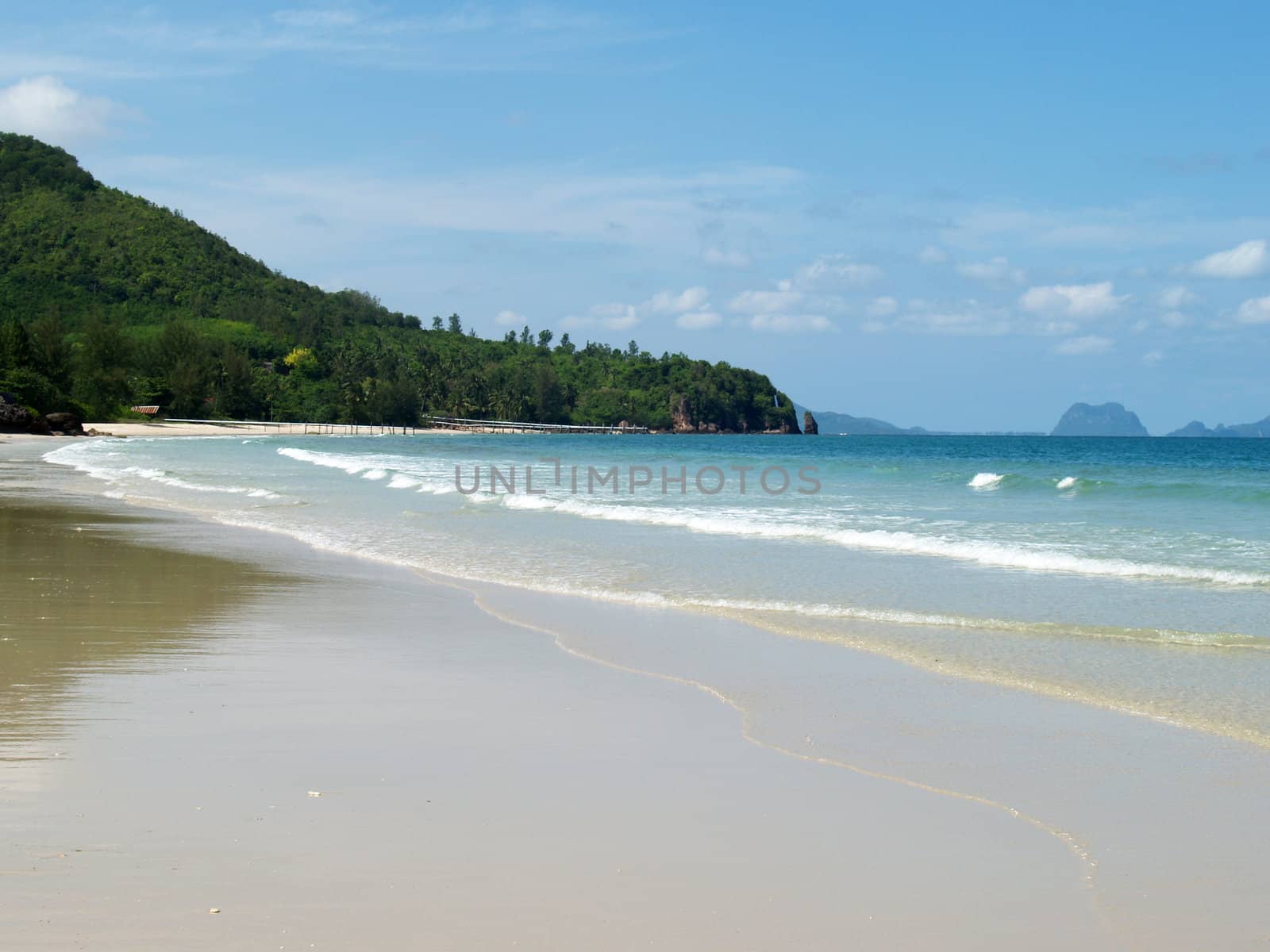 Beautiful sea beach as background