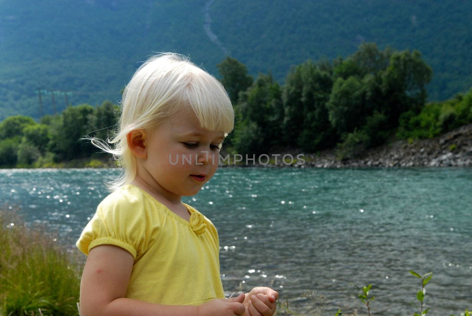 little girl in the wild. Please note: No negative use allowed.