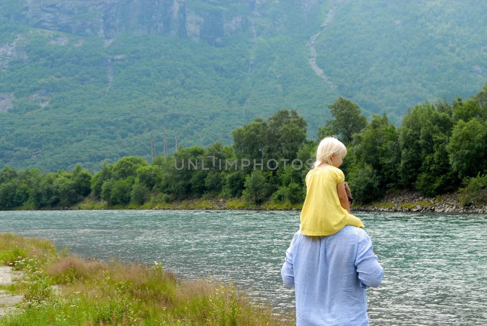 Scandinavian Lifestyle - father and daughter by Bildehagen