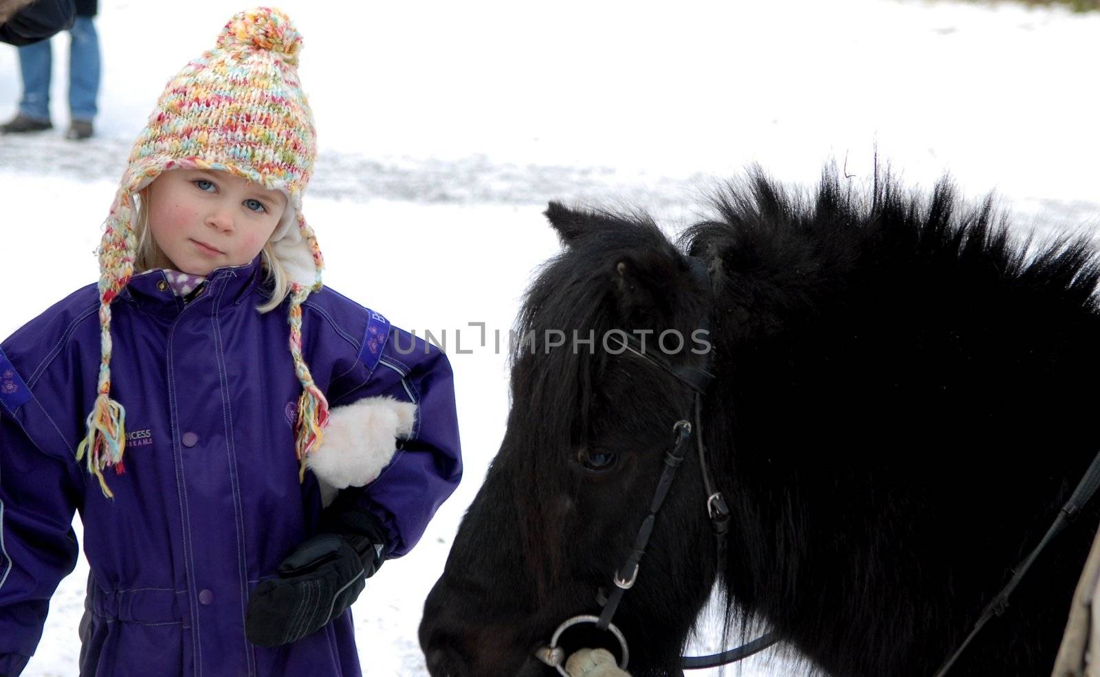 girl with horse. Please note: No negative use allowed.