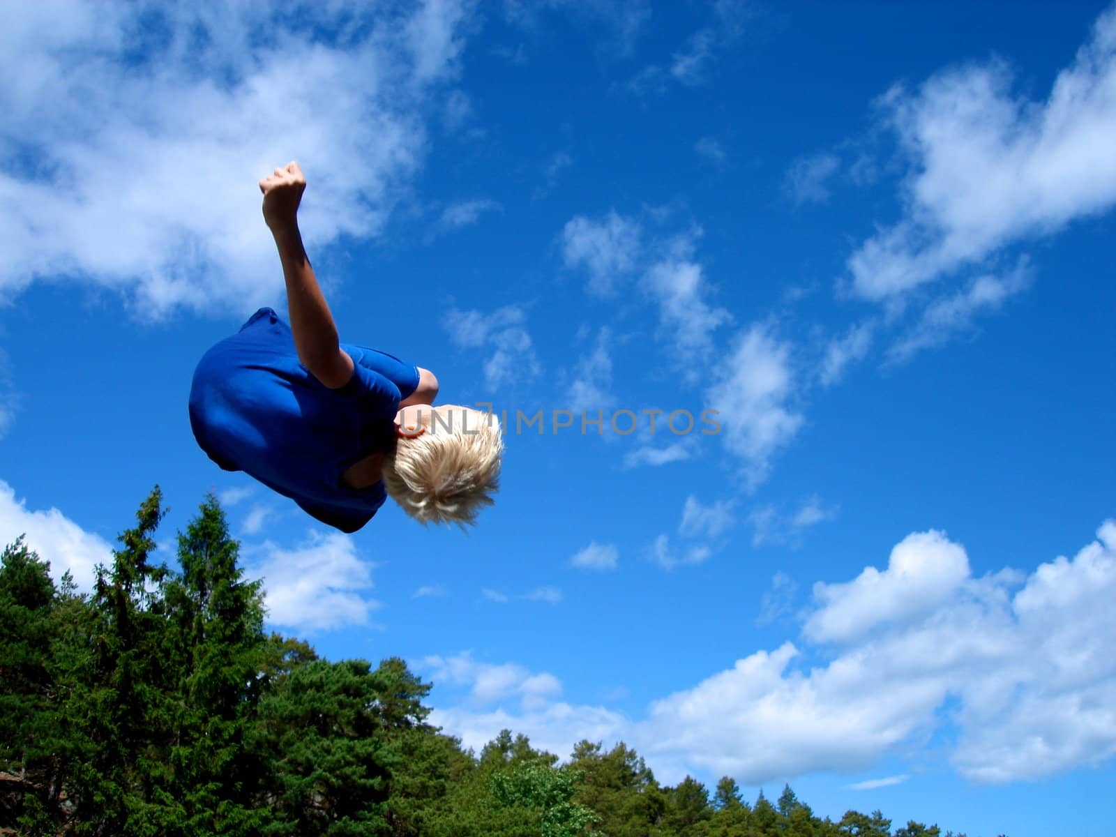 children playing on the trampoline. Please note: No negative use allowed.