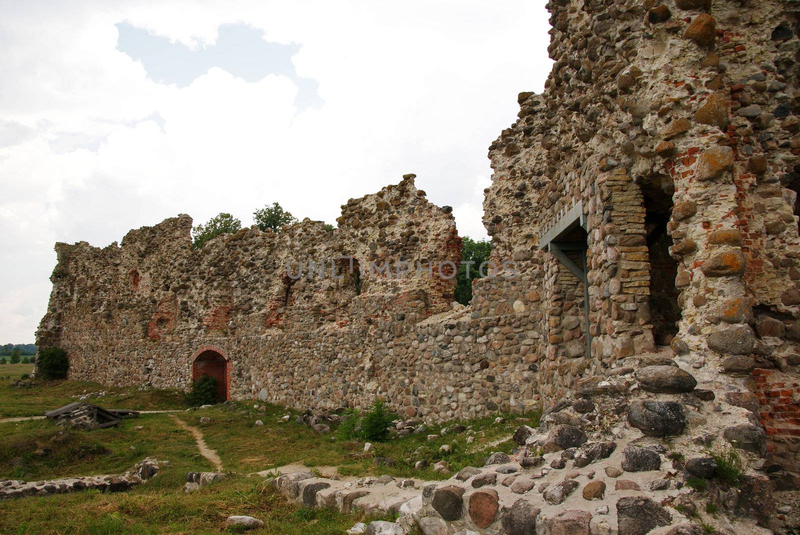  Estonia. Laiuse. Ruins of a castle . 15 century