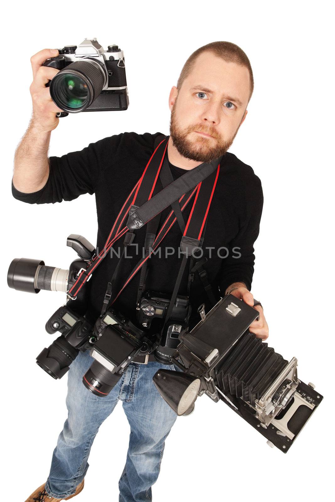 Photographer with many cameras by sumners