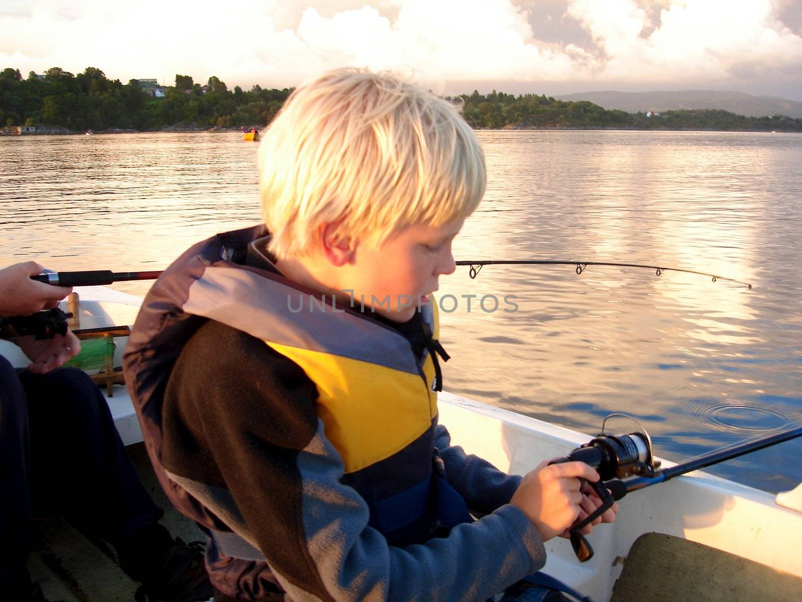 fishing on the sea. Please note: No negative use allowed.