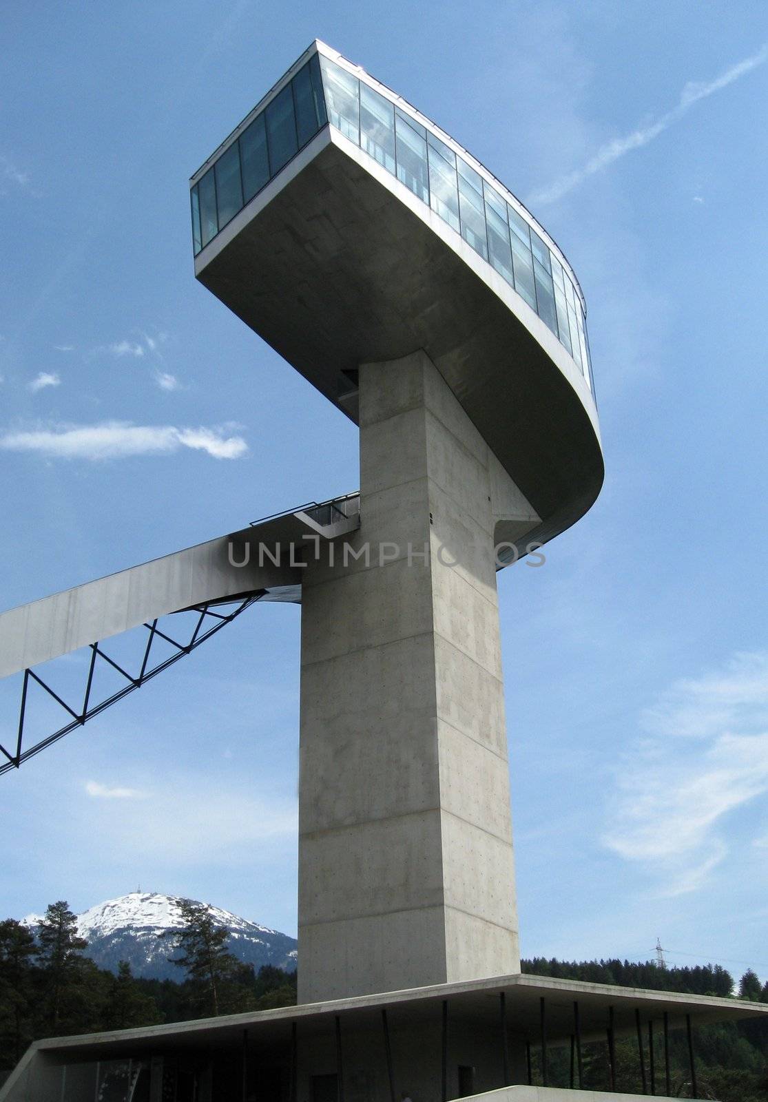 The ski-jump at Bergisel, Innsbruck , Austria