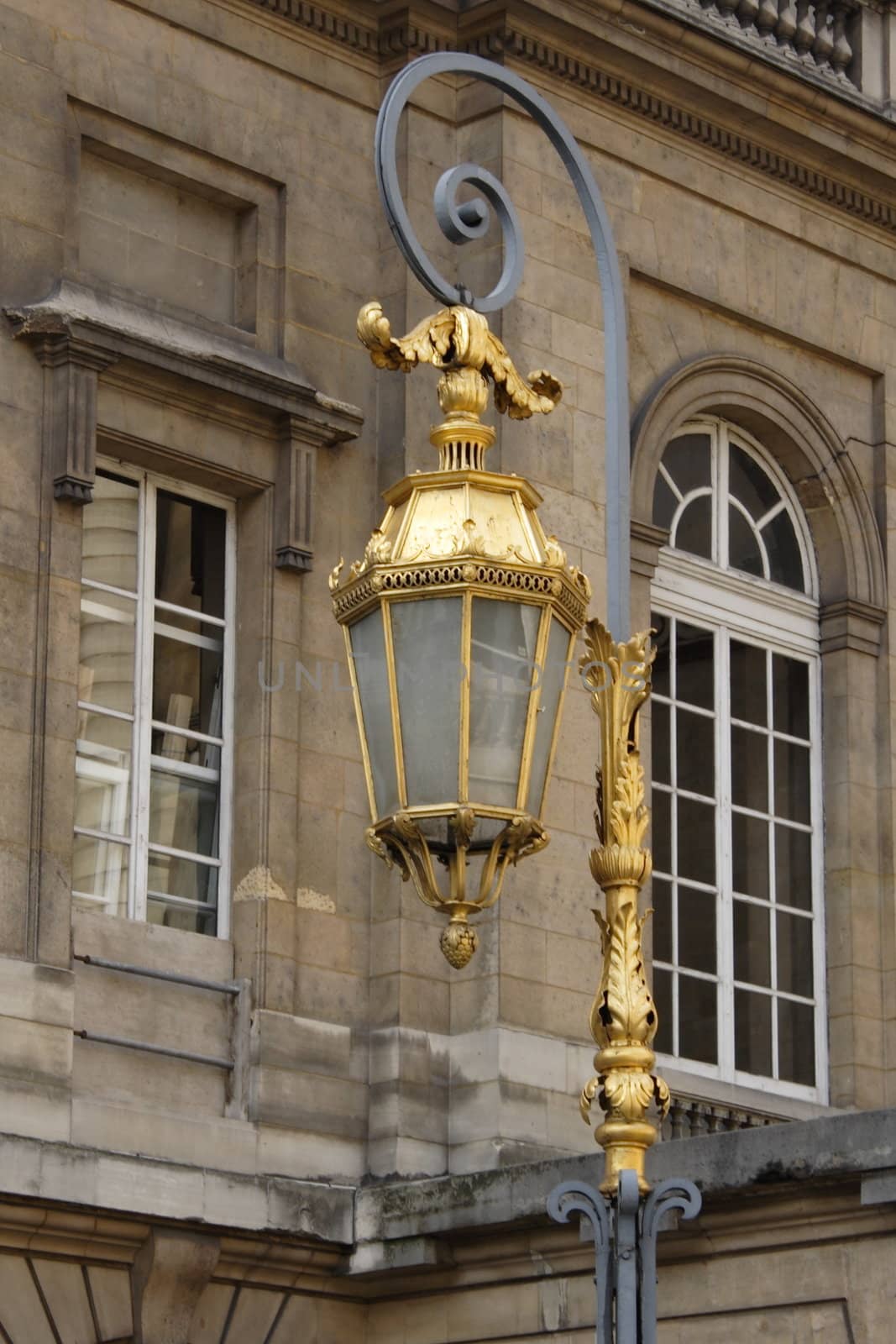 Old street lamp in Paris