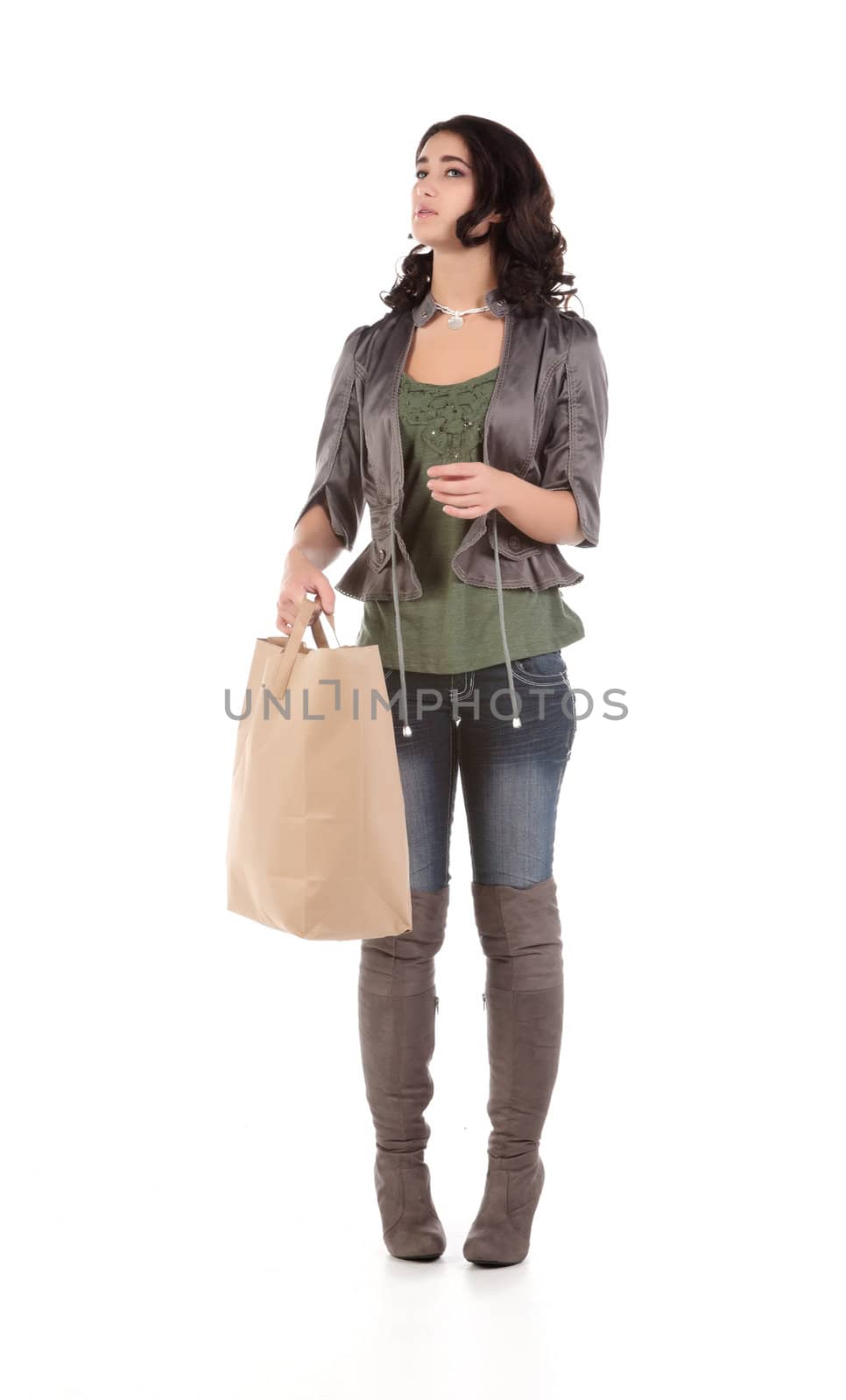 young woman with shopping by clearviewstock