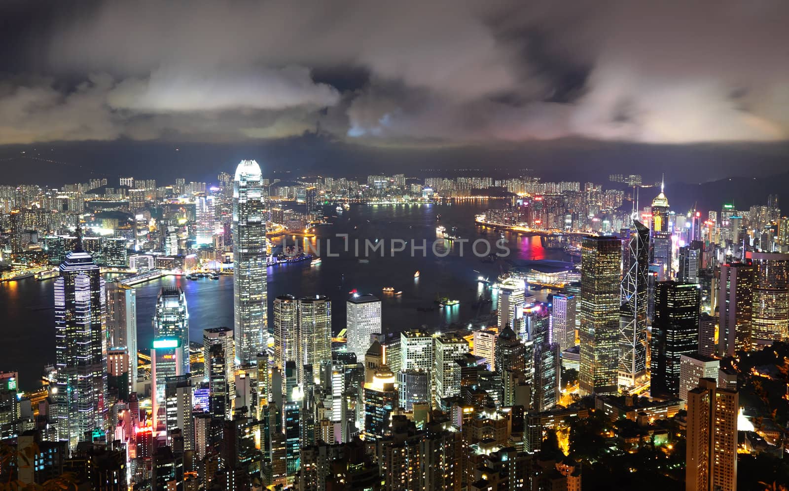 Hong Kong at night