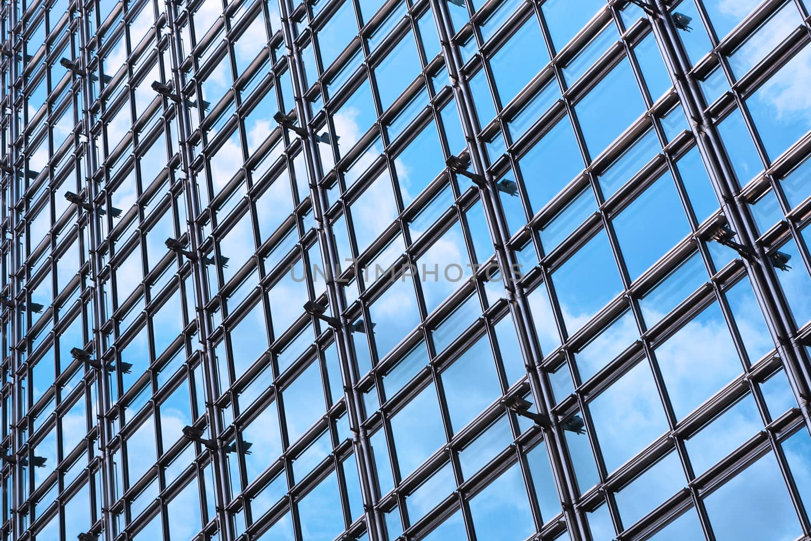 office building glass wall